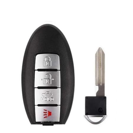 Keyless Factory KeylessFactory: 2013-2019 Nissan Sentra / Versa / 4-Button Smart Key / PN 285E3-3SG0D / CWTWB1U840 RSK-NIS-SEN4